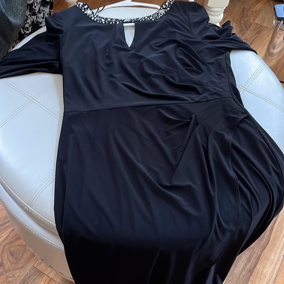 GORGEOUS black l/s cocktail dress sz 12 ALEX EVE.. Purchased from Nordstrom - Picture 6 of 6